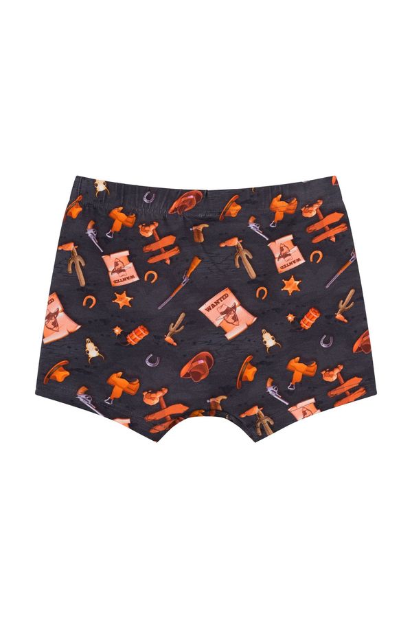 Italian Fashion Boys' boxer shorts - graphite print