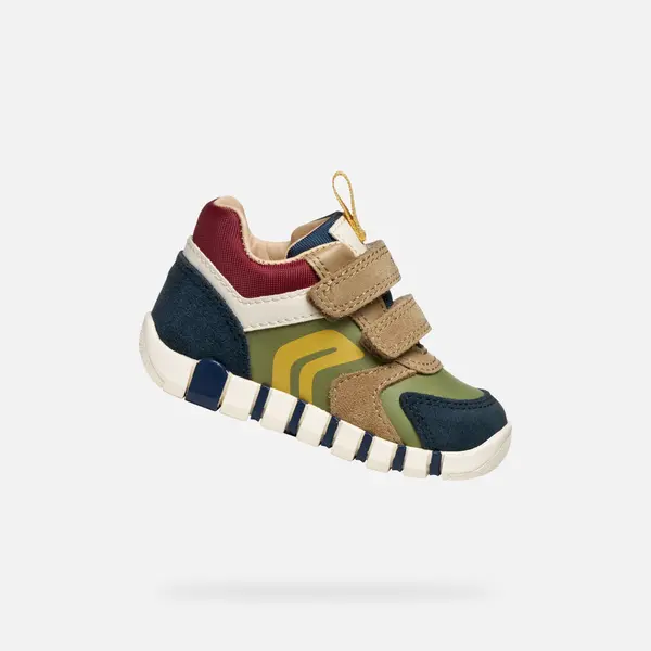 GEOX Boys' First Steps Geox Iupidoo Khaki - Boys