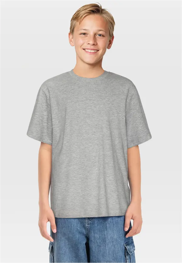Urban Classics Boys' high shirt grey