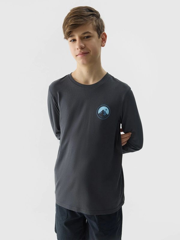 4F Boys' Long Sleeve T-Shirt 4F - Graphite