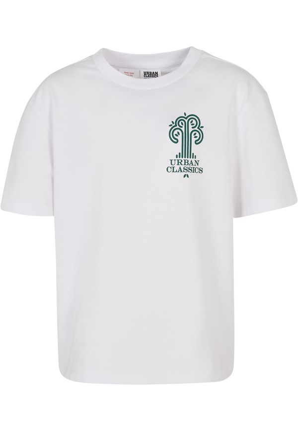 Urban Classics Kids Boys Organic Tree Logo Tee White