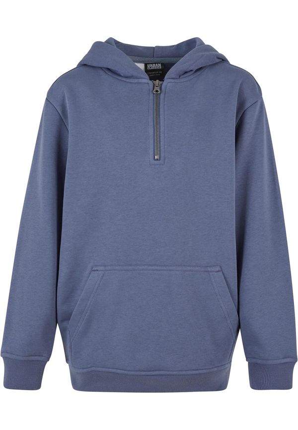 Urban Classics Boys' sweatshirt Boxy Zip Hoody blue