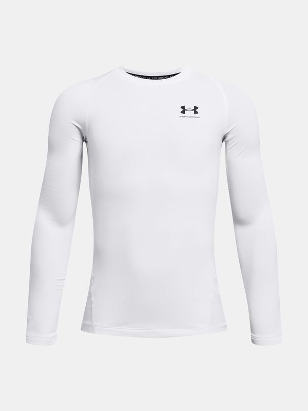 Under Armour Boys' T-shirt Under Armour UA CG Armour LS-WHT - Boys