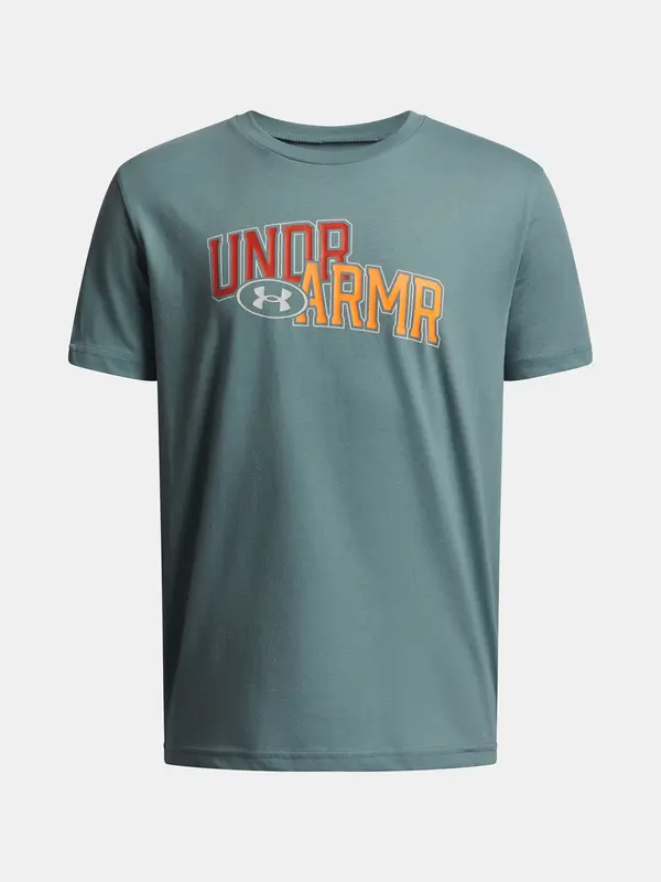 Under Armour Boys' T-shirt Under Armour UA OVERLAY WM SS-GRN - Boys
