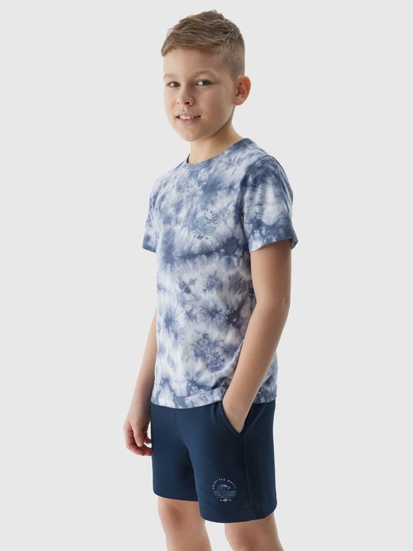 4F Boys' T-shirt with 4F print - multicolor