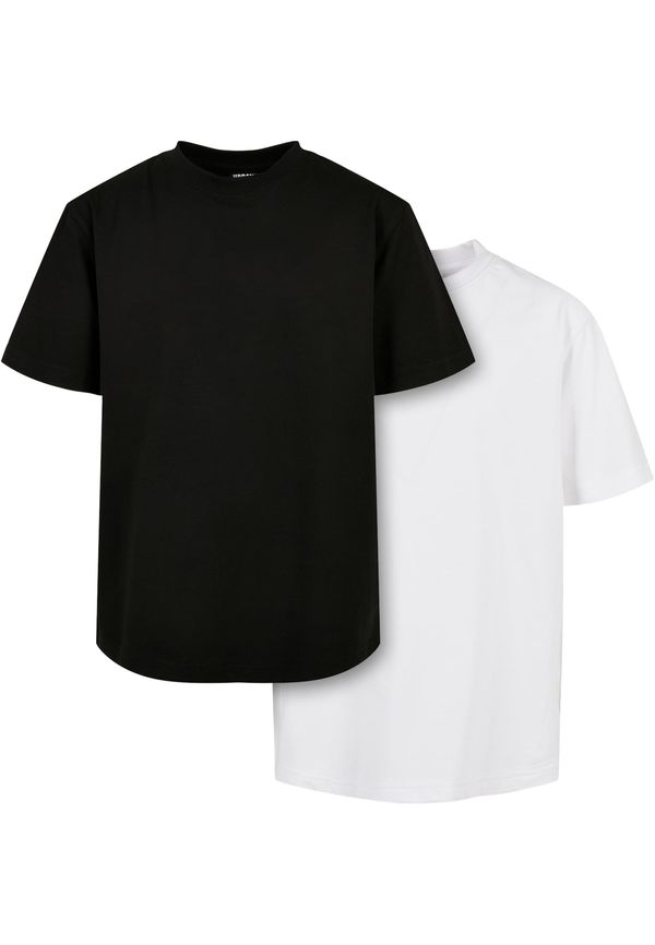 Urban Classics Boys Tall Tee 2-Pack Black+White