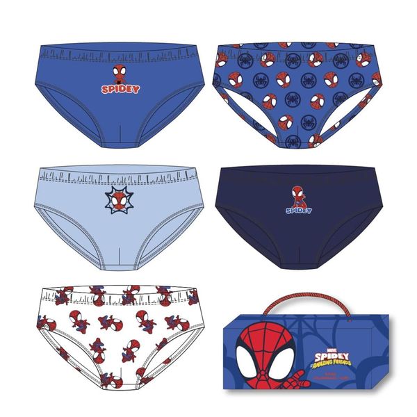 SPIDEY BOYS' UNDERWEAR SET SINGLE JERSEY 5 PIECES SPIDEY