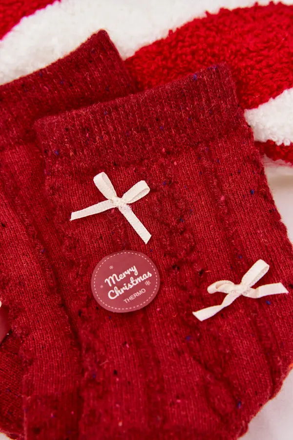 Aura.via Božične nogavice z pentljo