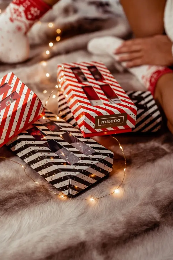 Milena Božični komplet moških nogavic Milena