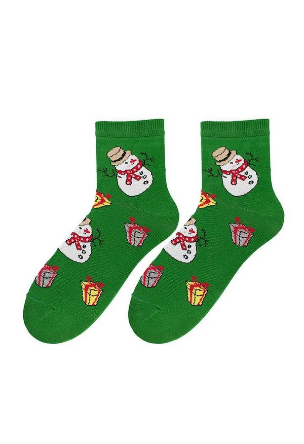 Bratex Bratex 2988 X-Mass Socks Women's 36-41 green d-034