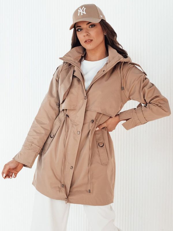 DStreet BRENS women's parka jacket beige Dstreet