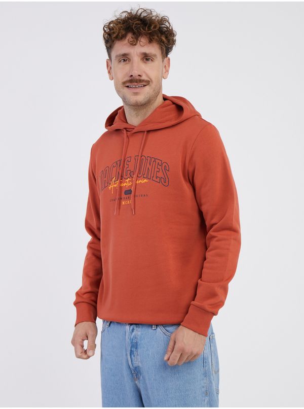 Jack & Jones Brick Men's Hoodie Jack & Jones Larry - Men