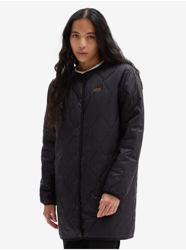 Vans Brown-Black Womens Double-sided Quilted Jacket VANS - Women