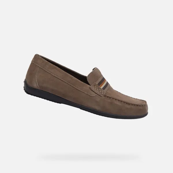 GEOX Brown loafers Geox Ascanio - Men