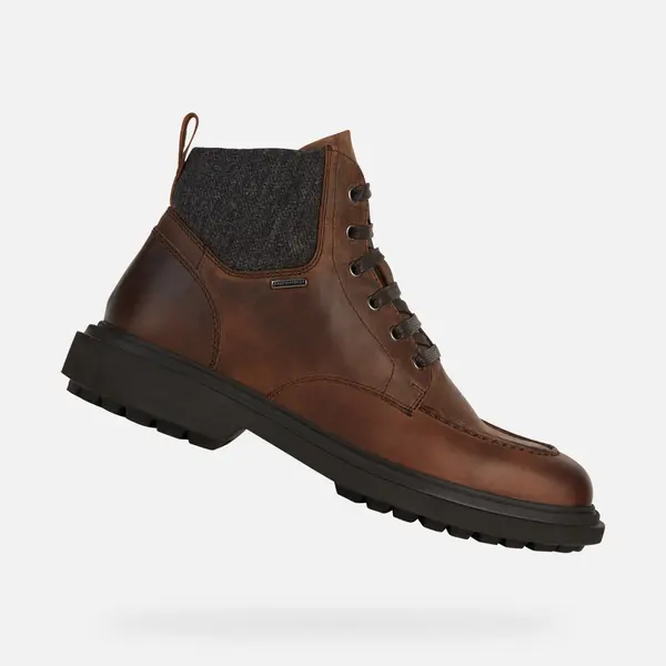 GEOX Brown Men's Ankle Boots Geox Faloria B ABX - Mens