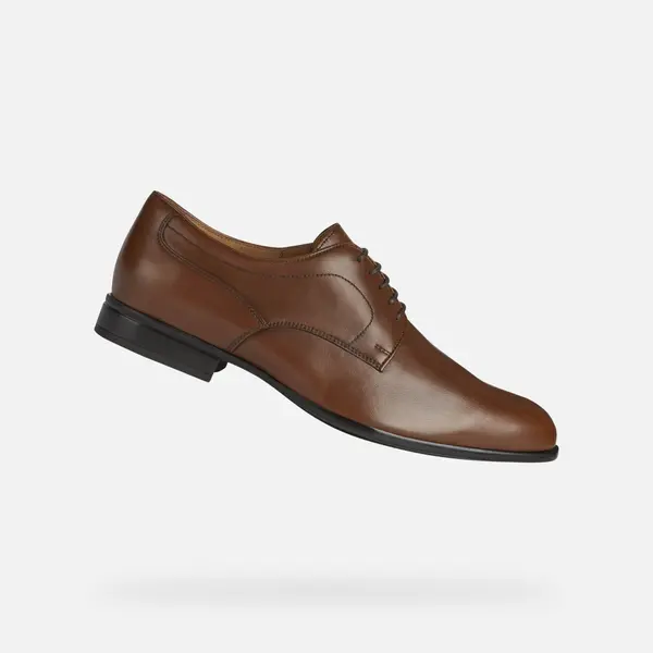 GEOX Brown men's formal shoes Geox Iacopo - Men's