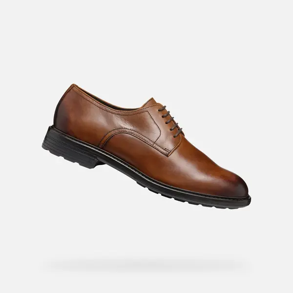 GEOX Brown men's formal shoes Geox Walk Pleasure - Men