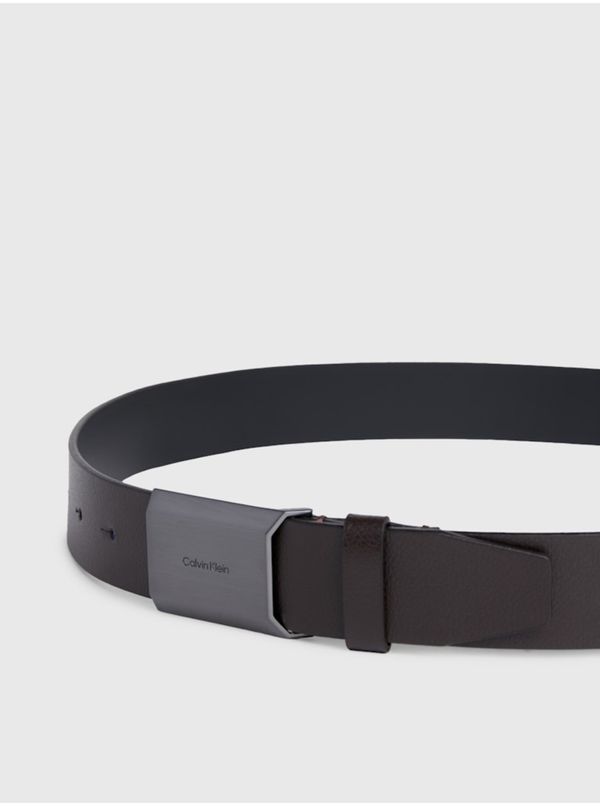 Calvin Klein Brown men's leather belt Calvin Klein - Men's