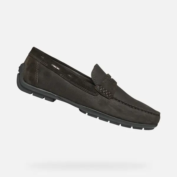 GEOX Brown men's moccasins Geox Moner 2Fit - Men's