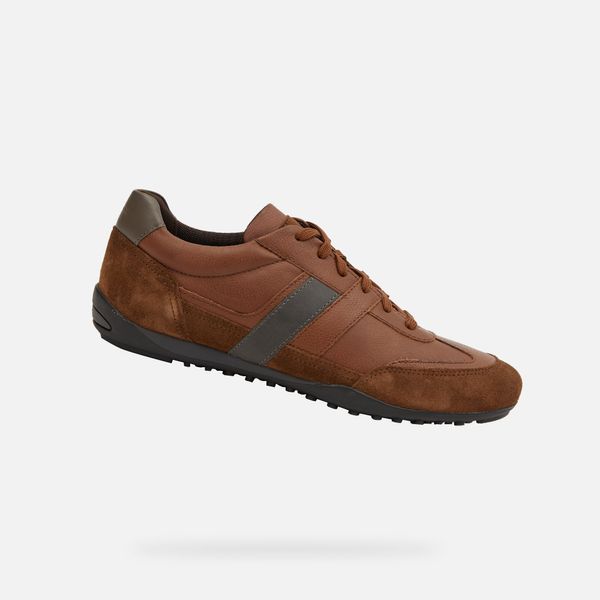 GEOX Brown men's sneakers Geox Wells - Men's