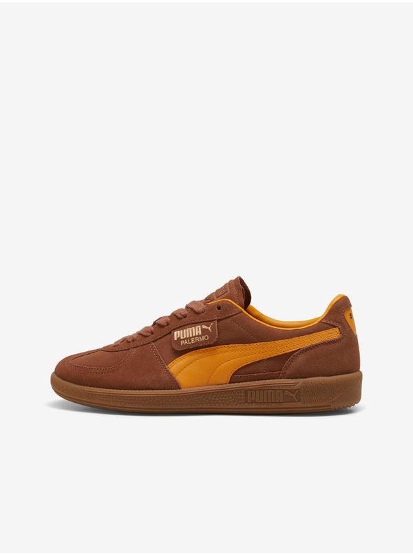 Puma Brown men's suede sneakers Puma Palermo