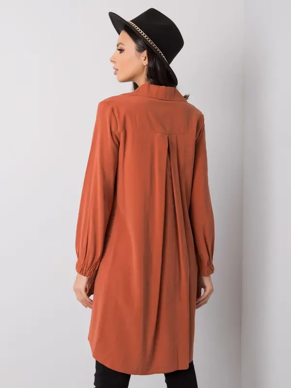 Fashionhunters Brown tunic by Adelaide RUE PARIS