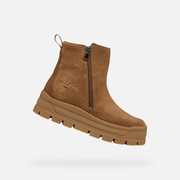 GEOX Brown women's ankle boots Geox Spherica Ec7.1 Abx - Women's