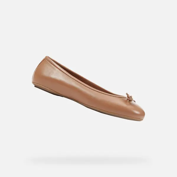GEOX Brown women's ballet flats Geox Palmaria - Women's