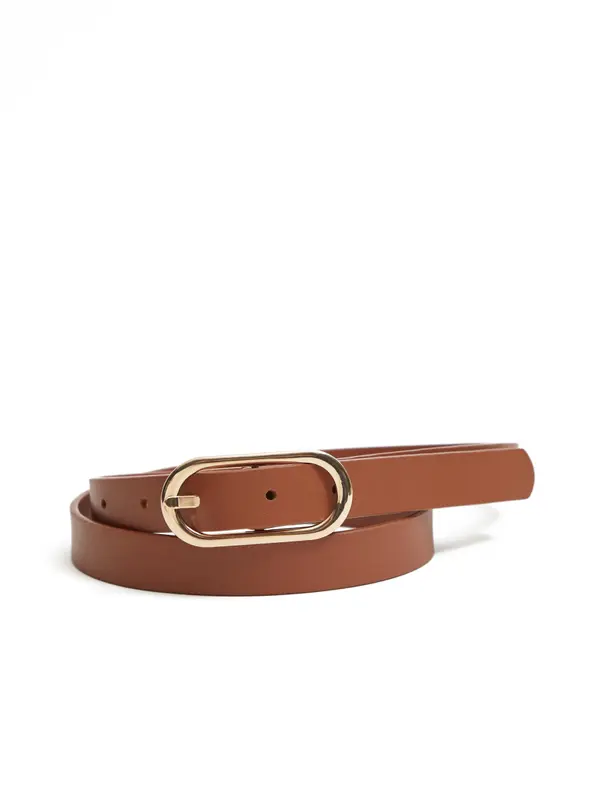 Orsay Brown Women's Leather Belt ORSAY - Women's
