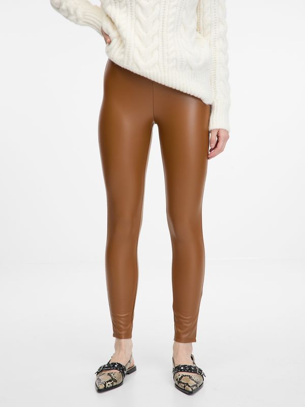 Orsay Brown women's leggings ORSAY - Women's