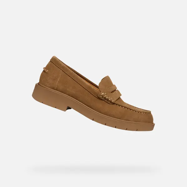 GEOX Brown women's moccasins Geox Spherica EC1 - Women's