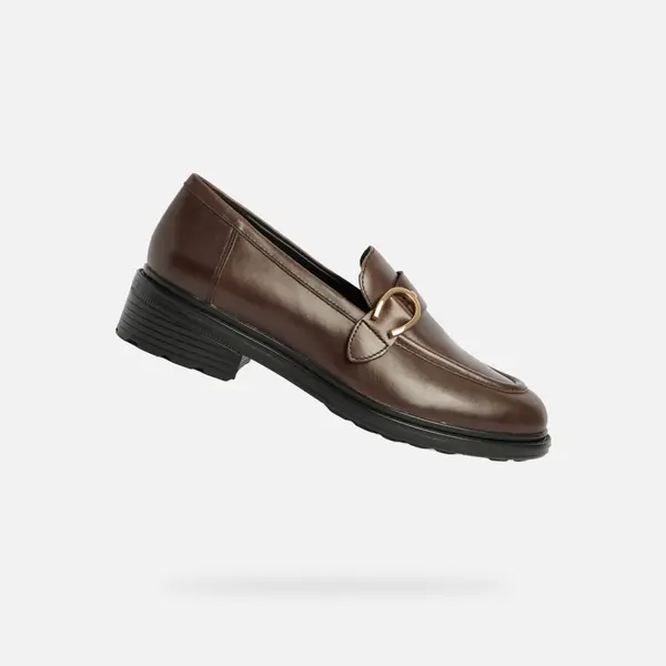 GEOX Brown women's moccasins Geox Walk Pleasure - Women's