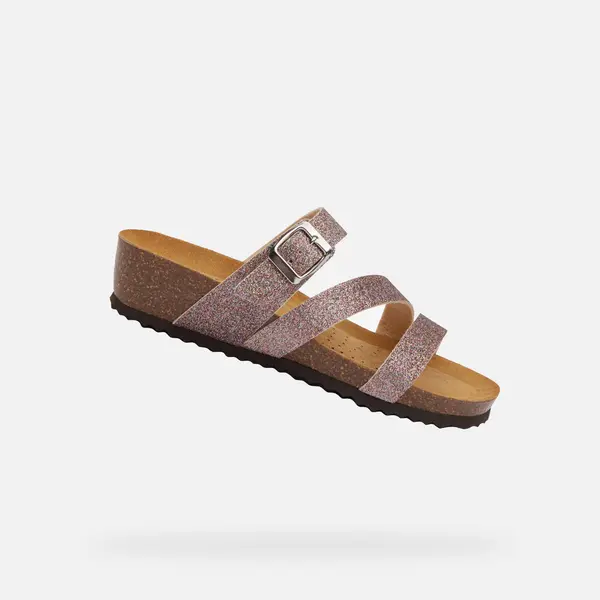 GEOX Brown women's sandals Geox Nesthellae - Women's