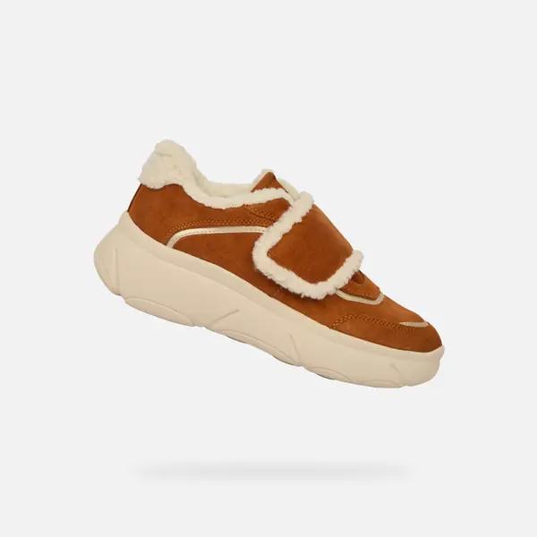 GEOX Brown women's sneakers Geox Nebula 2.0 X - Women's