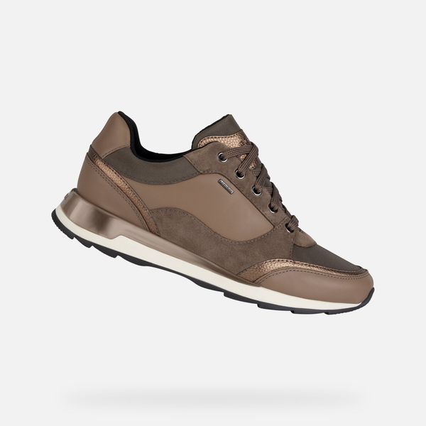 GEOX Brown women's sneakers Geox New Aneko B ABX - Women's