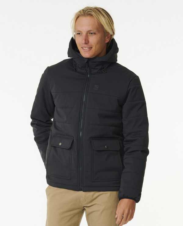 Rip Curl Bunda Rip Curl ANTI SERIES RIDGE JACKET Black