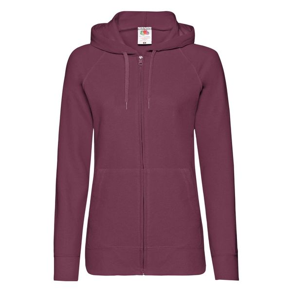 Fruit of the Loom Burgundy hoodie Lady fit Fruit Of The Loom