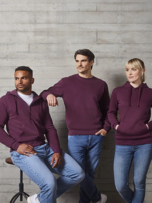 RUSSELL Burgundy men's sweatshirt Authentic Russell