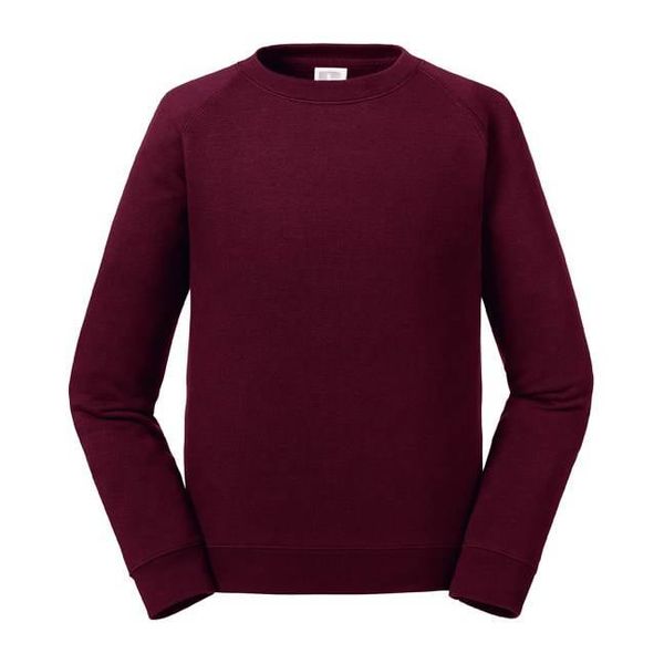 RUSSELL Burgundy sweatshirt Raglan - Authentic Russell