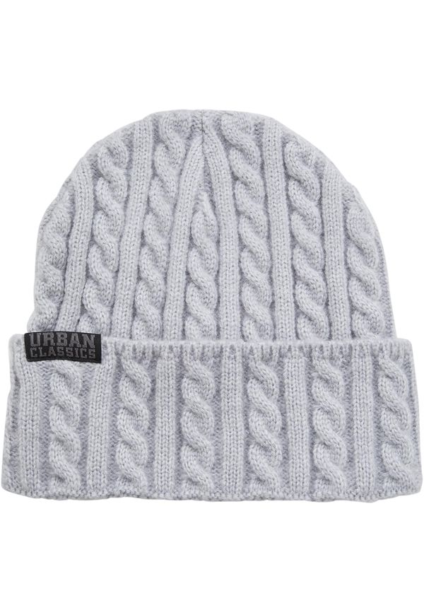 Urban Classics Accessoires Cable knitted cap heathergrey