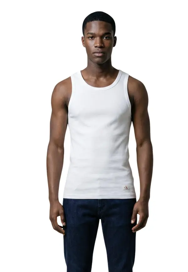 Calvin Klein Calvin Klein bela majica brez rokavov