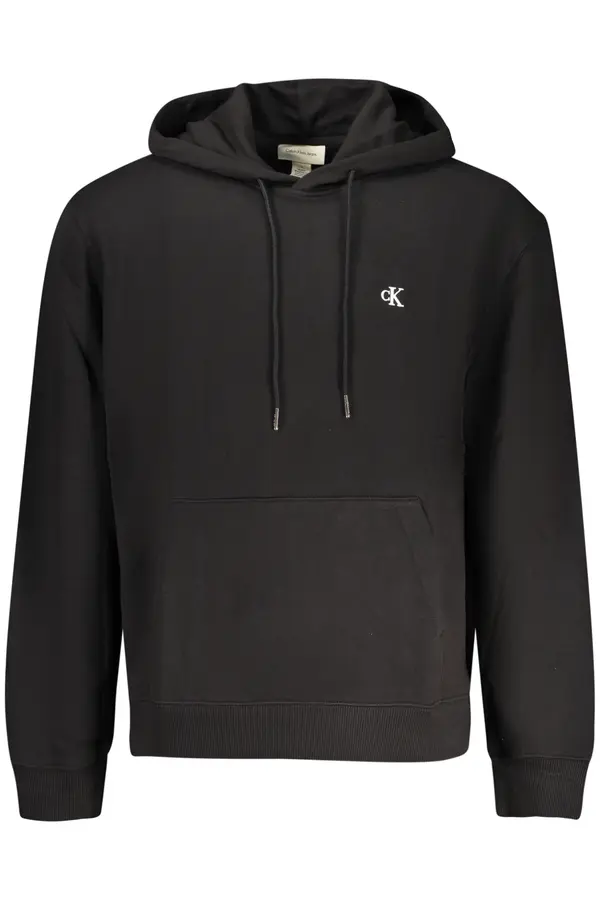 Calvin Klein CALVIN KLEIN MEN'S BLACK ZIP-UP SWEATSHIRT