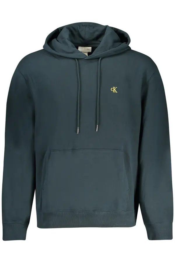 Calvin Klein CALVIN KLEIN MEN'S BLUE ZIP-UP SWEATSHIRT