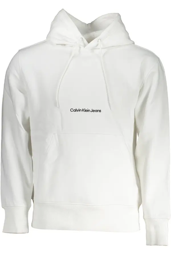 Calvin Klein Calvin Klein Men's Brand Logo Cotton Daily Wear White Sweatshirt