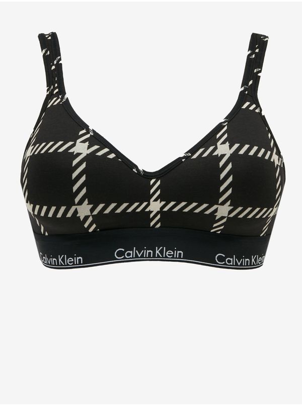 Calvin Klein Calvin Klein Underwear Black Plaid Bralette