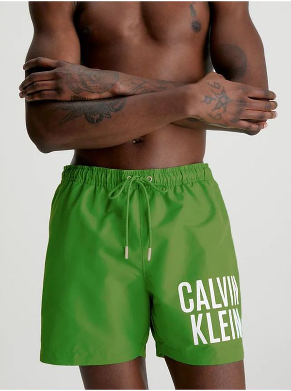 Calvin Klein Calvin Klein Underwear Green Men's Swimsuit - Men's