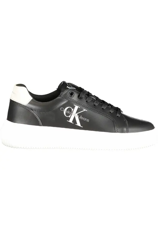 Calvin Klein Calvin Klein Women's CHUNKY CUPSOLE LACEUP LTH ML MTL Sneaker-Black