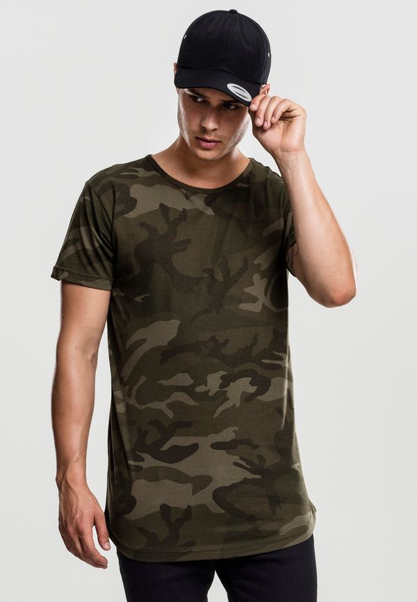 UC Men Camo Shaped Long Tee Olive Camo