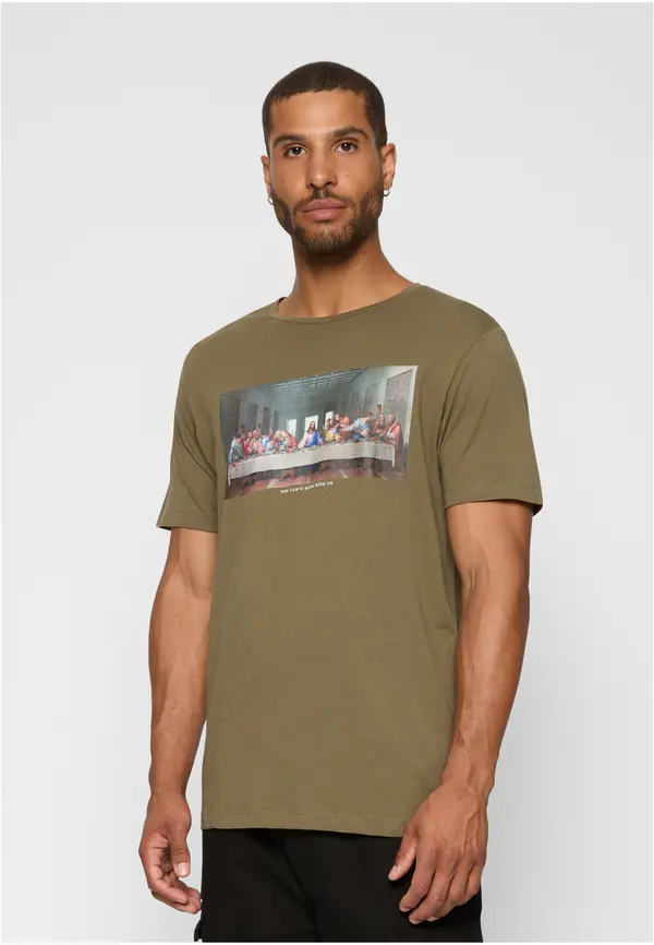 Mister Tee Can't Hang With Us Olive Tee