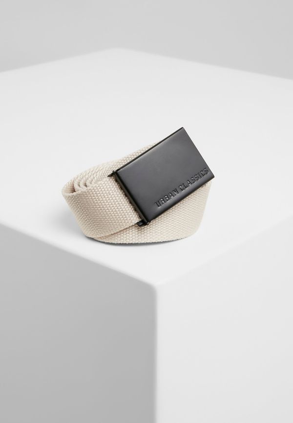 Urban Classics Accessoires Canvas belts sand/black